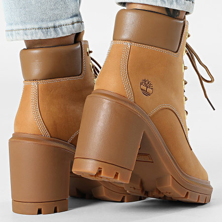 Timberland - Boots Femme Allington Heights Mid Lace A2CKC Wheat Full Grain