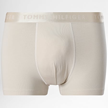 Tommy Hilfiger - Lot De 3 Boxers Trunk 2760 Beige Gris Anthracite Bleu Clair