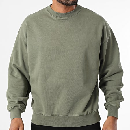 Colorful Standard - Sudadera Crewneck Premium CS1012 Verde Caqui