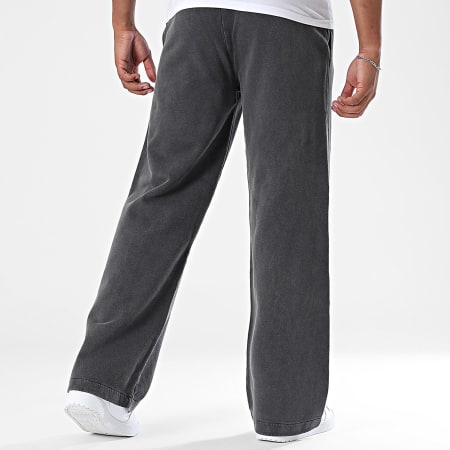 Pantalone Jeans Jogger IDO Per Ragazzo 12 Anni (152 Cm), Grigio Scuro, Vita Elastica Con Coulisse, Tasche Oblique E Posteriori