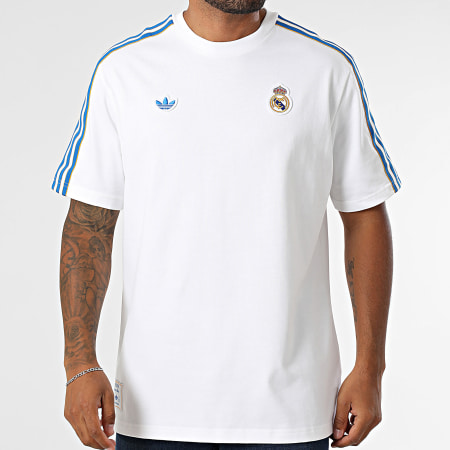 Adidas Originals - Oversize T-shirt Real Madrid Icon JN3064 White