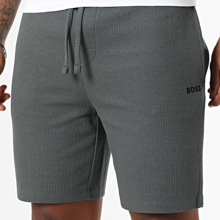BOSS - Short Jogging Waffle 50535884 Gris Anthracite