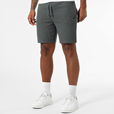 BOSS - Short Jogging Waffle 50535884 Gris Anthracite