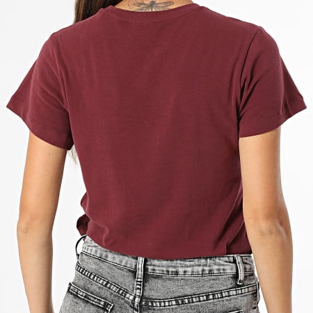 Guess - Tee Shirt Femme V5BI17-KCBF1 Bordeaux