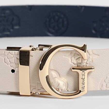 Guess - Ceinture Réversible Femme BW7861 Beige Bleu Marine