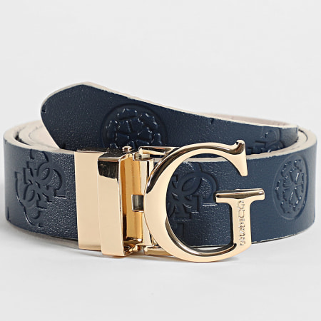 Guess - Ceinture Réversible Femme BW7861 Beige Bleu Marine