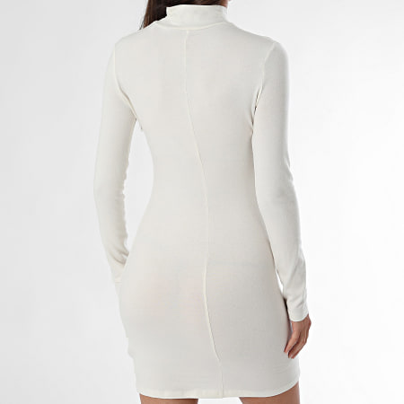 Guess - Damesjurk met lange mouwen en ronde hals V5BK04-KCBF1 Licht beige