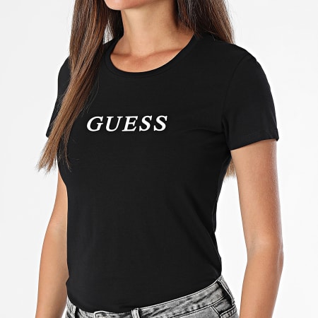 Guess - Tee Shirt Slim Femme O5RI01-KBBU1 Noir