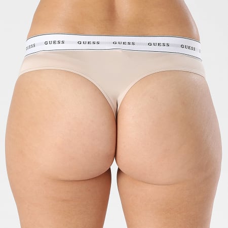 Guess - String Dentelle Femme O2BE00 Beige