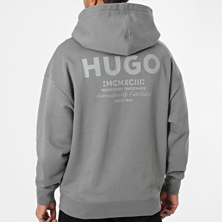 Hugo Blue - Sweat Capuche Nazardo 50510724 Gris Anthracite