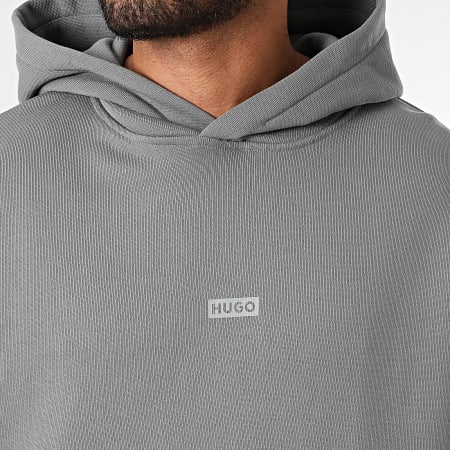 Hugo Blue - Sweat Capuche Nazardo 50510724 Gris Anthracite