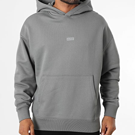 Hugo Blue - Sweat Capuche Nazardo 50510724 Gris Anthracite