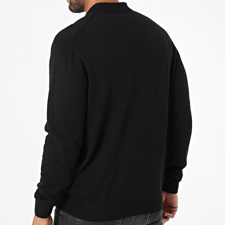 Jack And Jones - Polo Manches Longues Emil Noir