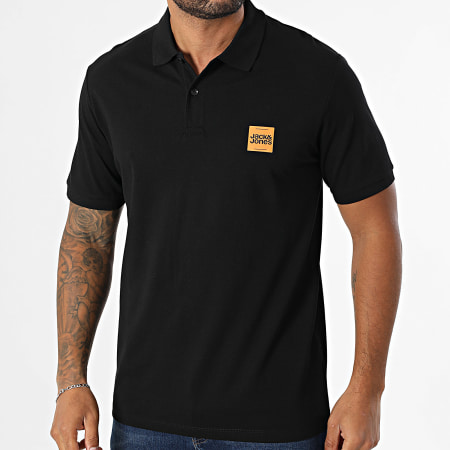 Jack And Jones - Lot De 3 Polos Manches Courtes Brandy Noir Blanc Bleu Marine