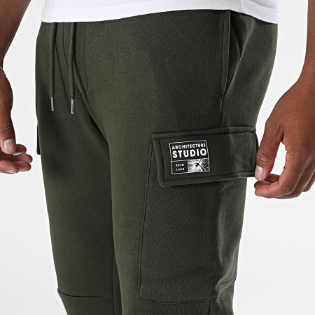Classic Series - Pantalón cargo verde caqui Nabil