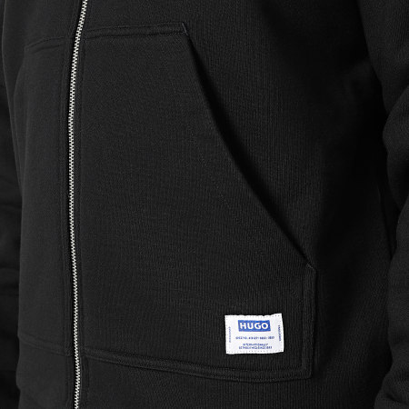 Hugo Blue - Sweat Capuche Zippé Nestodi 50547541 Noir