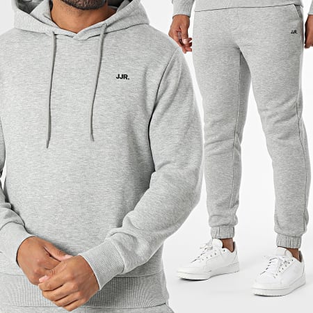 JJ Rebel - Ensemble De Survêtement Rebel Logo Gris Chiné