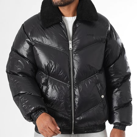 Schott NYC - Collin Mouton Collar Down Jacket Black