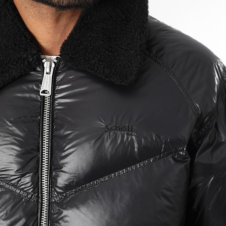 Schott NYC - Collin Mouton Collar Down Jacket Black