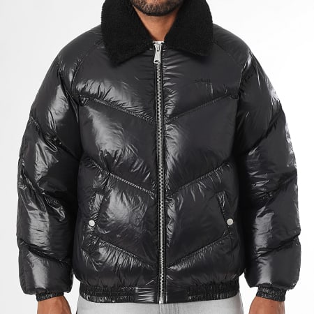 Schott NYC - Collin Mouton Collar Down Jacket Black