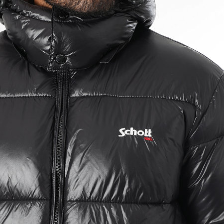 Schott NYC - Colusa Hooded Zipped Jacket Black