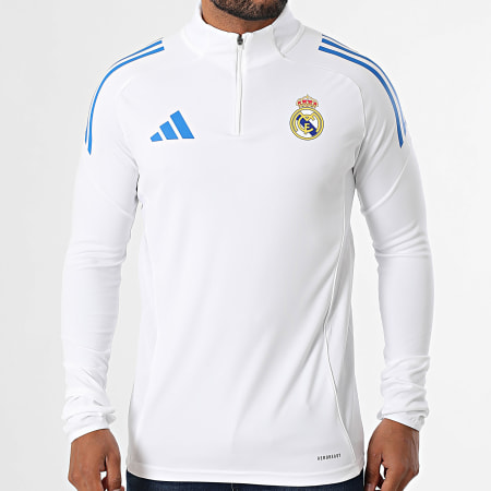 Adidas Sportswear - Real Madrid JP4027 White Long Sleeve Stripes