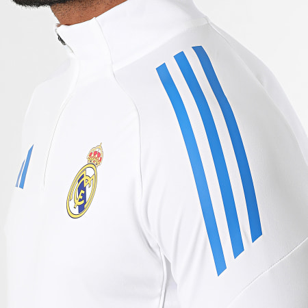 Adidas Sportswear - Maillot Manches Longues A Bandes Real Madrid JP4027 Blanc