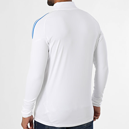 Adidas Sportswear - Maillot Manches Longues A Bandes Real Madrid JP4027 Blanc