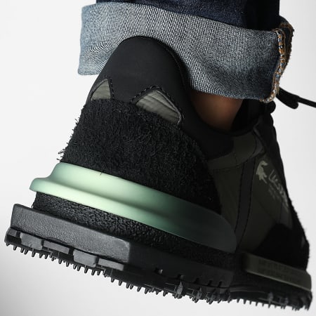 Lacoste - Baskets Elite Active 225 Black Light Green