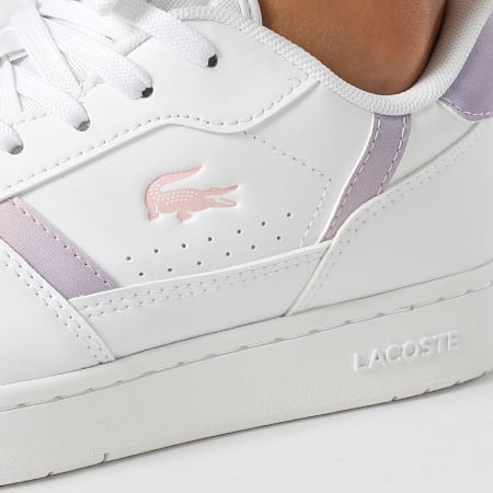 Lacoste - Baskets Femme T-Clip Set 225 White Light Pink