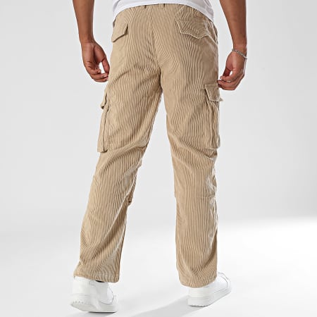 MTX - 010 Pantalones cargo de pana beige