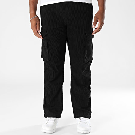 MTX - Pantalon Cargo Velour Côtelé 010 Noir