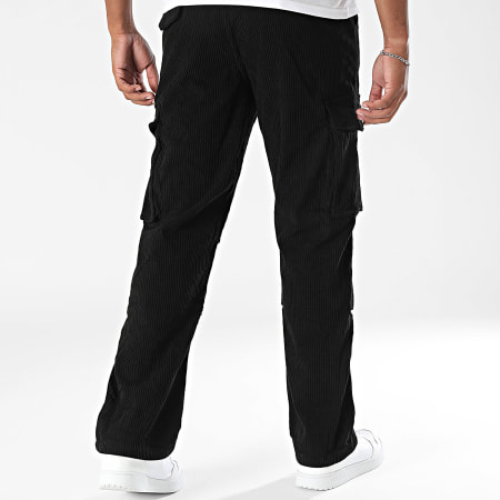 MTX - Pantalon Cargo Velour Côtelé 010 Noir