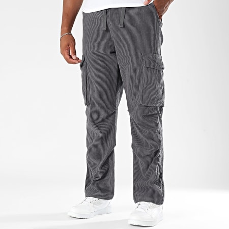 MTX - 010 Pantalones cargo de pana gris marengo