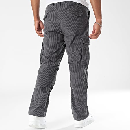 MTX - 010 Pantalones cargo de pana gris marengo