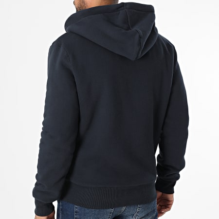 Sweat à Capuche Superdry Femme - Taille 14 - Bleu Marine - Fermeture éclair Intégrale - Occasion