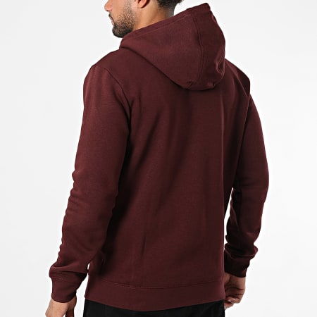 Teddy Smith - Sweat Zippé Capuche Giclass Jim 10917009D Bordeaux