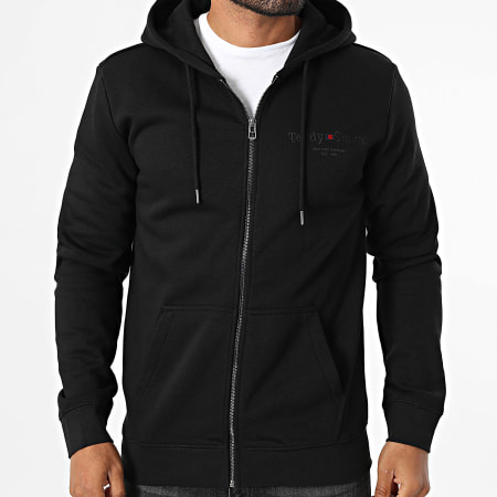Teddy Smith - Giclass Jim Hooded Zip Sweat 10917009D Black
