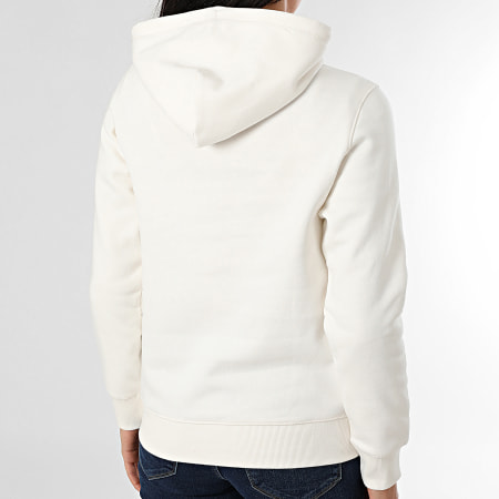 Tommy Jeans - Sweat Capuche Femme Linear 1963 Beige Clair