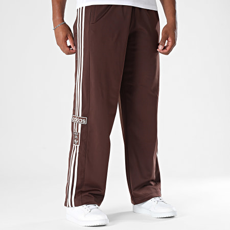 Adidas Originals - Pantalon Jogging A Bandes Adibreak KD6658 Marron Blanc