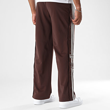 Adidas Originals - Pantalon Jogging A Bandes Adibreak KD6658 Marron Blanc