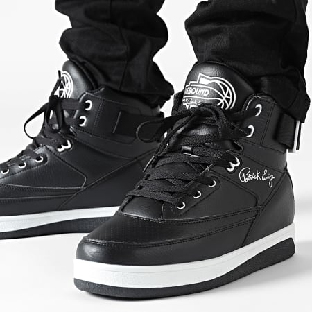 Ewing Athletics - Rebound Core 33 Hi With Strap Hi-Top Sneakers 1RBE001 Negro Blanco