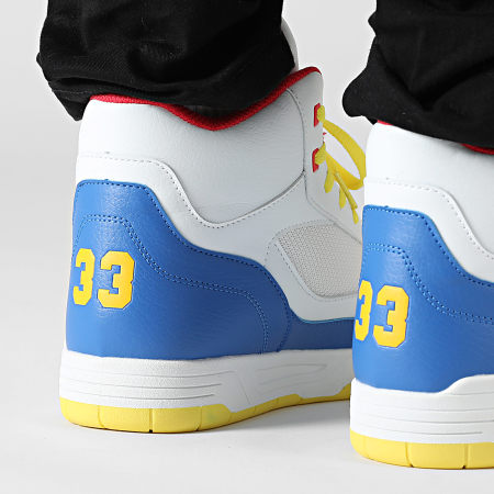 Ewing Athletics - Baskets Montantes Rebound Shake N Bake 1RMBE07 White Blue