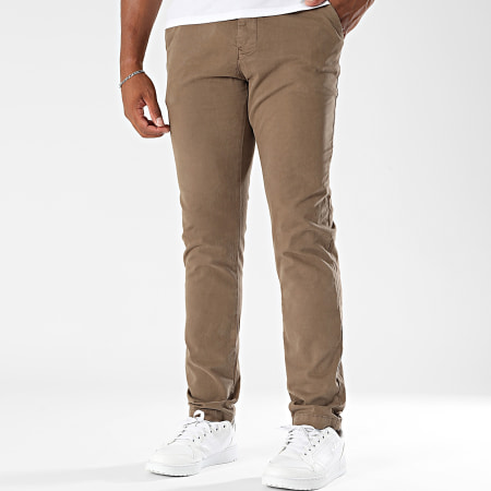 MTX - 233 Slim Pantalones Chinos Beige Oscuro