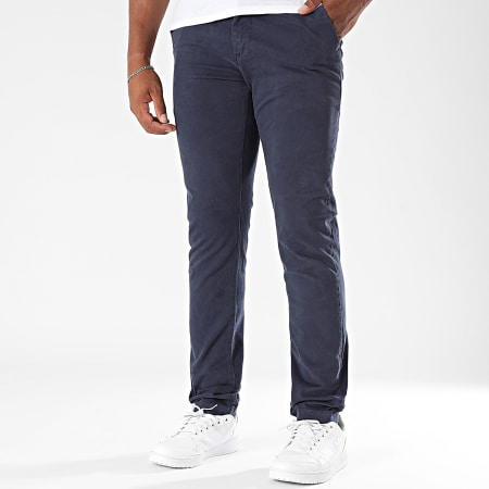 MTX - Pantalon Chino Slim 233 Bleu Marine