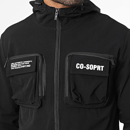 MTX - Ensemble Veste Capuche Zippée Et Pantalon Cargo 551 Noir