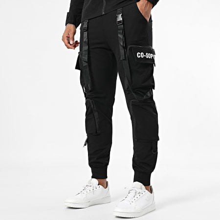 MTX - Ensemble Veste Capuche Zippée Et Pantalon Cargo 551 Noir