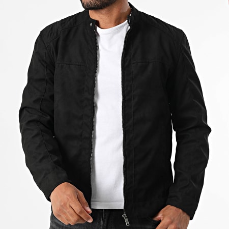 Only And Sons - Mike Zwart Faux Leren Jasje