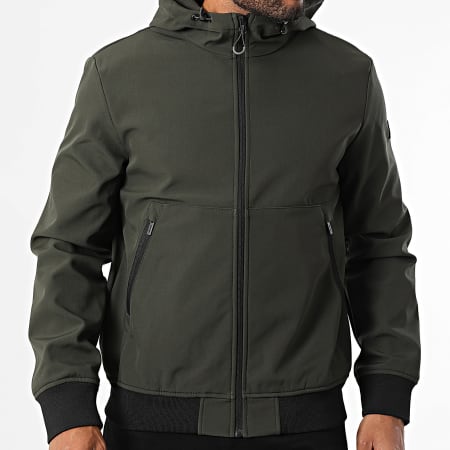 Only And Sons - Veste Zippée Capuche Bowie Vert Kaki
