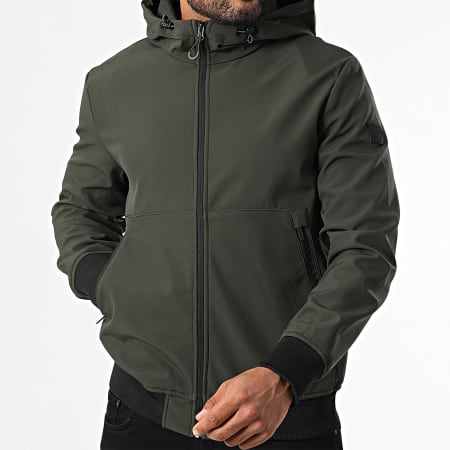 Only And Sons - Veste Zippée Capuche Bowie Vert Kaki